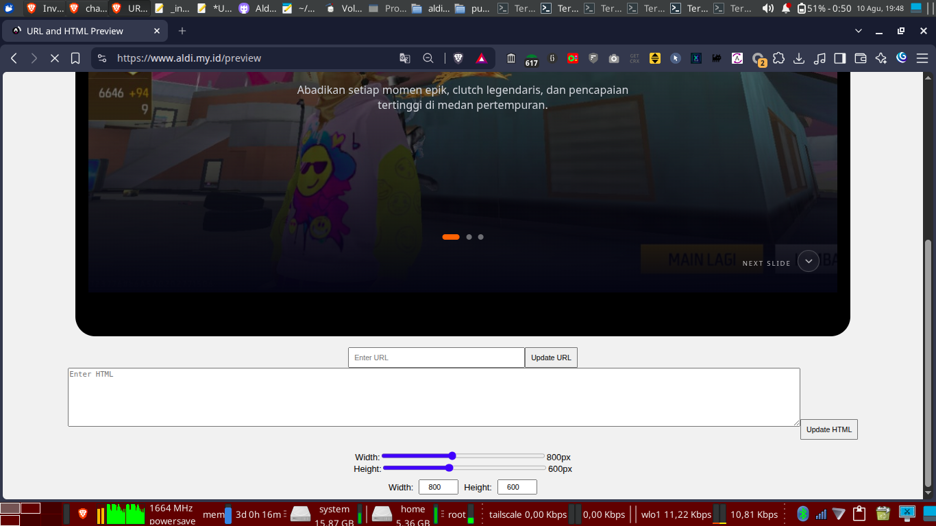 HTML Preview Tool
