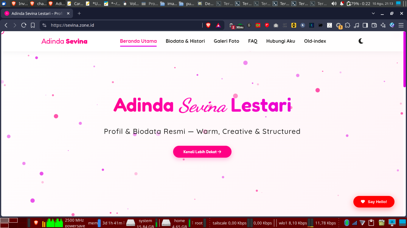 sevina.zone.id